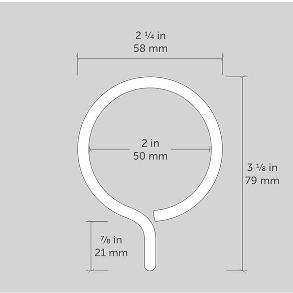 Set of 14 Drapery Eyelet Curtain Rings **New** unopened Warm Gold 2.3” - Picture 2 of 4